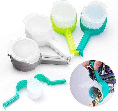 ZoserX - Food Bag Clips with Pour Spouts - ZoserX