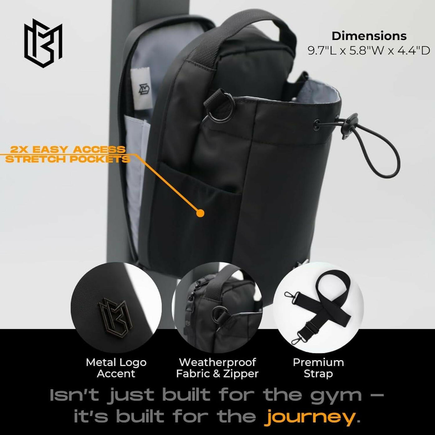 Durable and Versatile Magnetic Gym Bag - Perfect for Active Fitness Enthusiasts