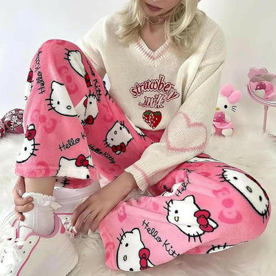 Hello Kitty - Sanrio Pajamas Set - ZoserX