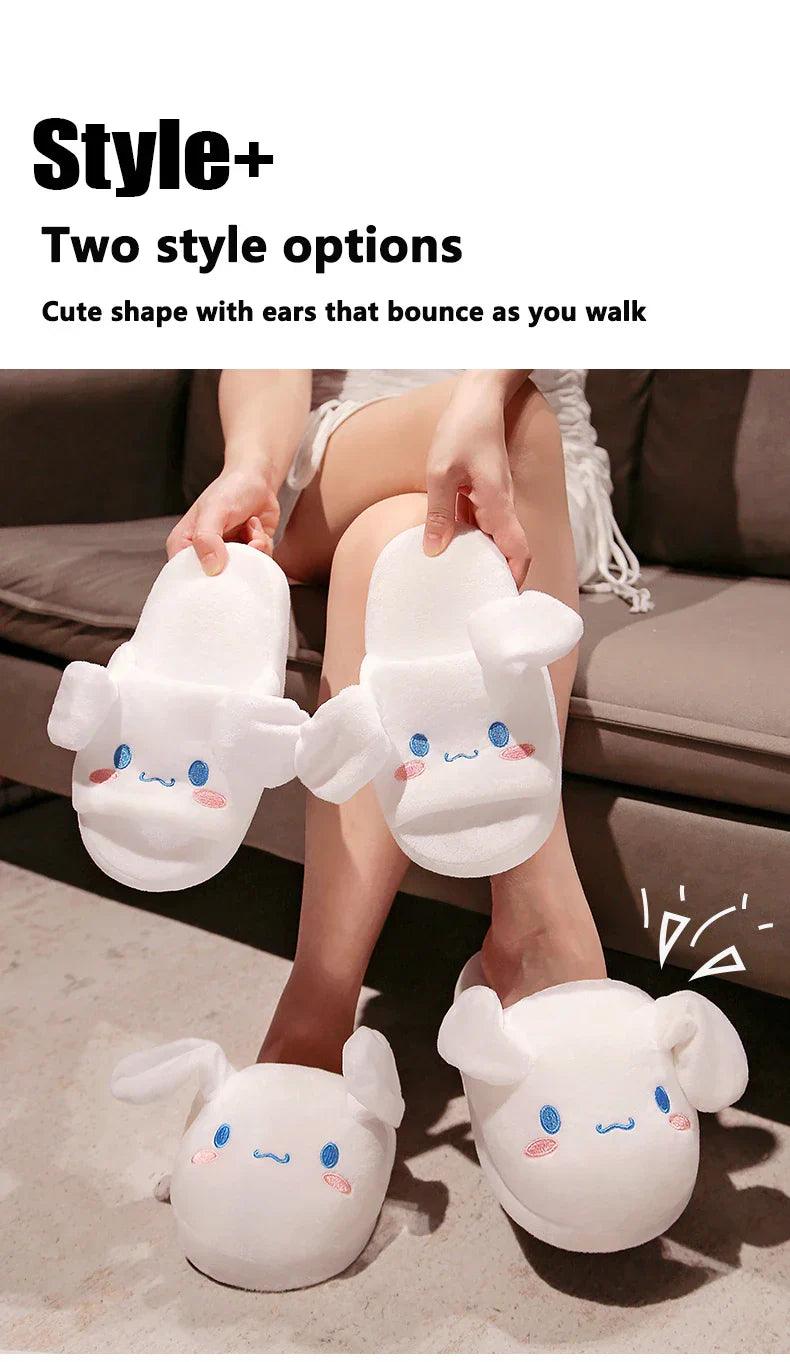 Sanrio Cinnamoroll Slippers with Movable - SatchX