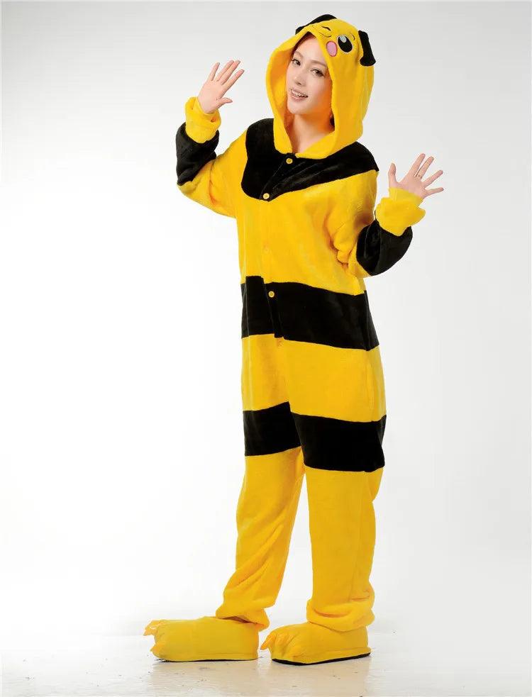 Comfortable adult onesie for lounging at home