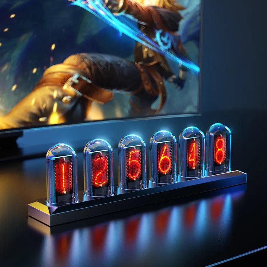 RGB Nixie Tube Display - Vintage Technology for Retro Enthusiasts