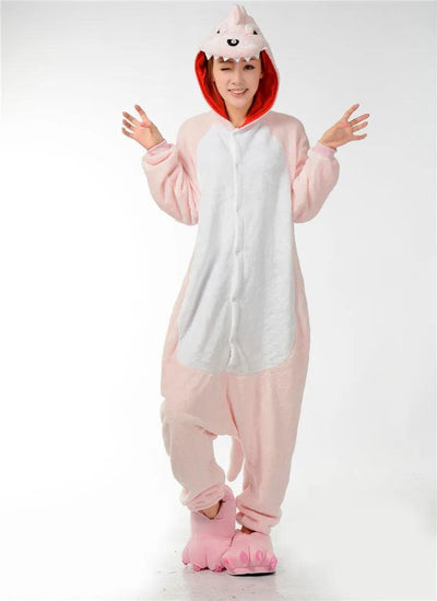 Comfortable adult onesie for lounging at home