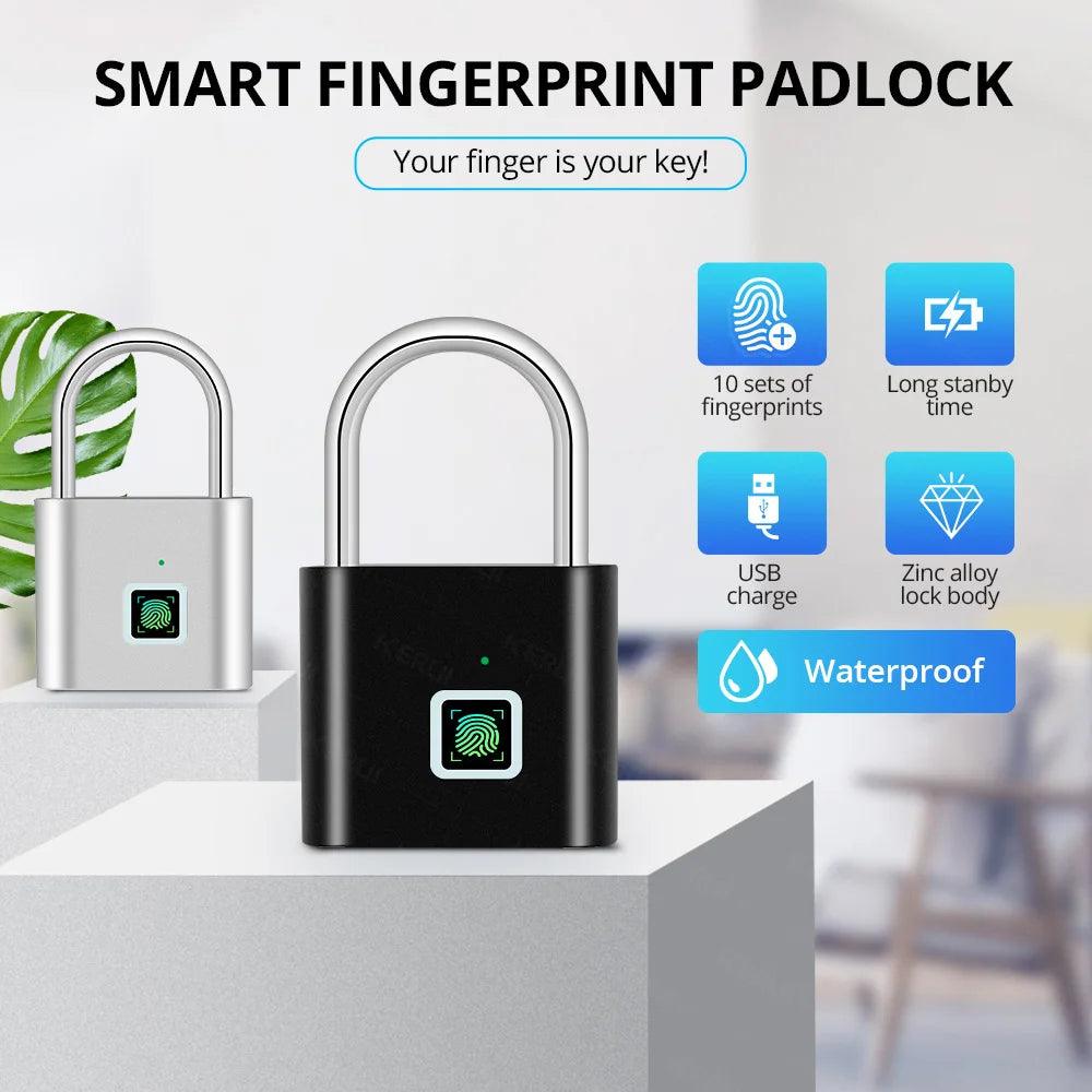 Secure your belongings with a smart fingerprint padlock for ultimate protection.