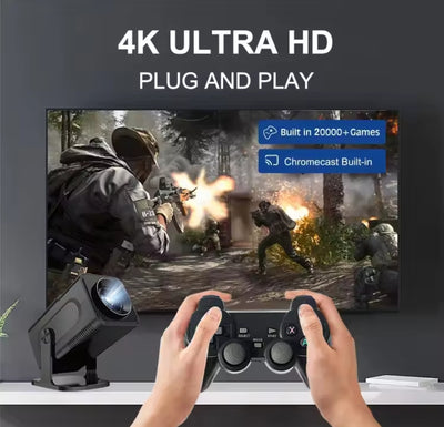 2.0 - جهاز عرض Mini Portable Ultra HD 4K