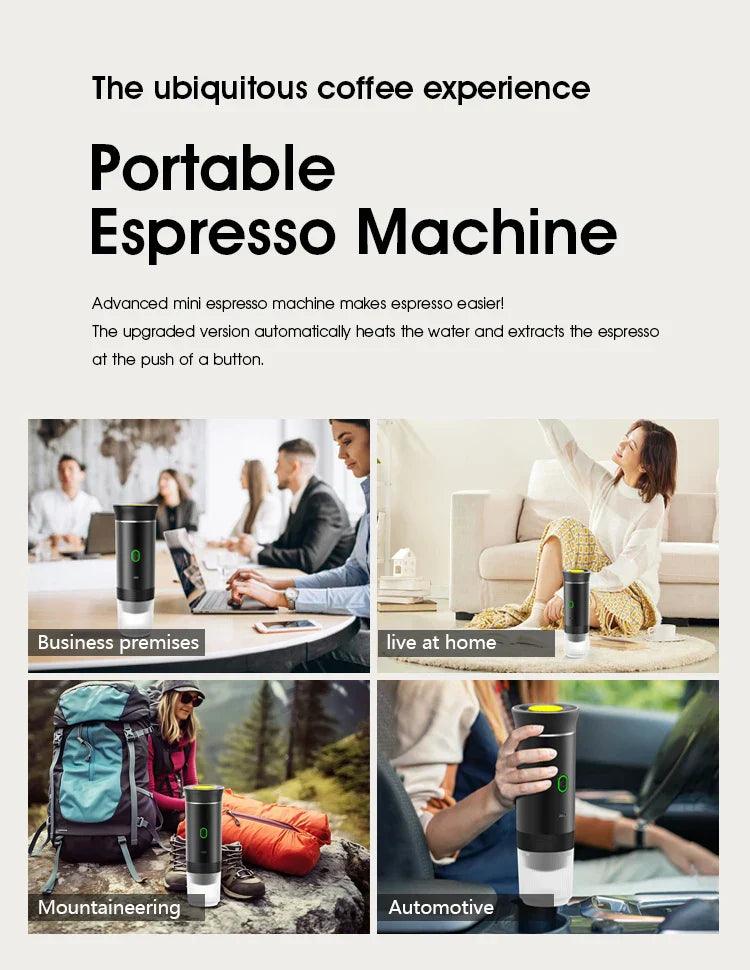 ZoserX - Wireless Electric Portable Espresso Coffee Machine - ZoserX