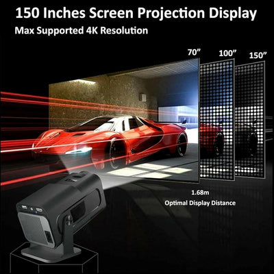 ZoserX 2.0 - Portable Ultra HD 4K Projector - ZoserX