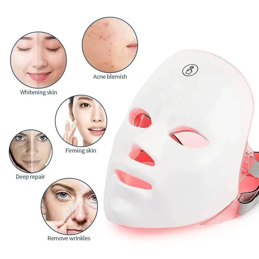 ZoserX Pro - 7 Colors LED Face Mask Light Therapy - ZoserX