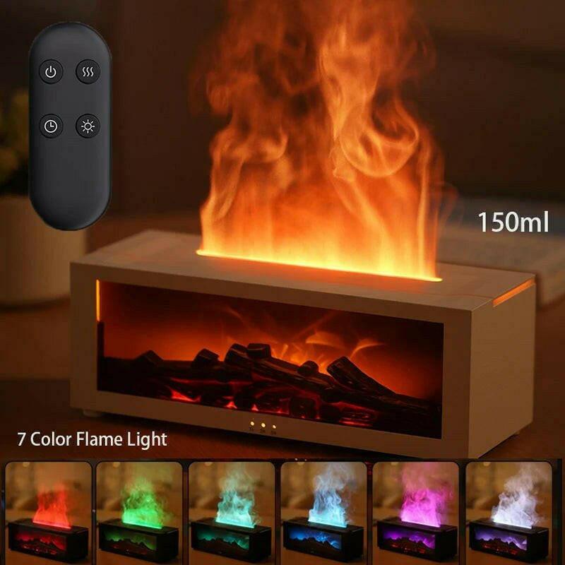 ZoserX - 7 colors Fireplace Aromatherapy Humidifier - ZoserX