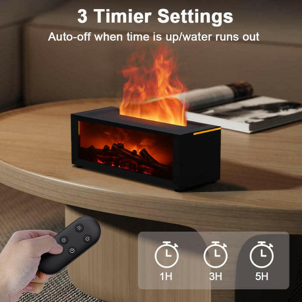 ZoserX - 7 colors Fireplace Aromatherapy Humidifier - ZoserX