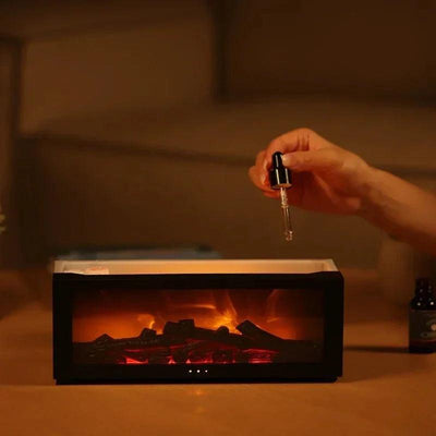 ZoserX - 7 colors Fireplace Aromatherapy Humidifier - ZoserX