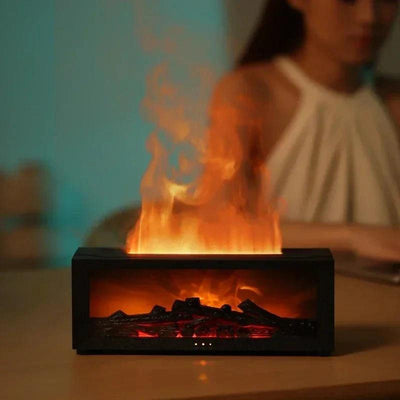 ZoserX - 7 colors Fireplace Aromatherapy Humidifier - ZoserX